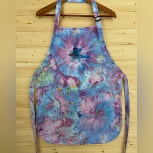 Apron ICE TIE DYE Port Authority Unique & Colorful for Kitchen, Studio, Workshop